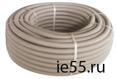Труба гофрированная гибкая ПВХ d 25 с зондом (50 м) (CHINT)