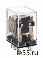 Промежуточное реле JZX-22F(D) 4 конт. с инд. LED 3А 24В DC (CHINT)