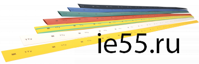 Термоусадочная трубка ТТУ 50/25 черная 1 м IEK