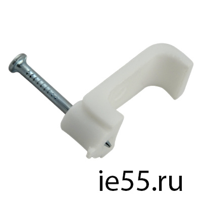 Cкоба крепёжная 10 мм 1/100шт/пакет (квадр) ЭНЕРГ