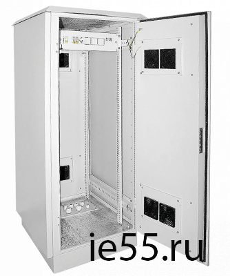 ITK Шкаф уличный 19" 33U 720x860, IP55, металл двери, серый