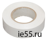 Изолента 0,13х15 мм белая 10 метров ИЭК