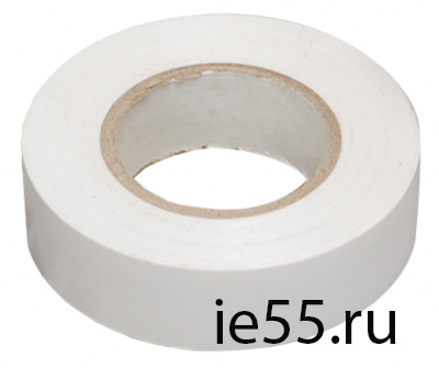 Изолента 0,13х15 мм белая 10 метров ИЭК
