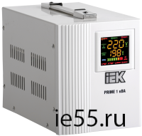 Стабилизатор напряжения переносной серии Prime 1 кВА IEK восстановленный