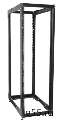 ITK 19" двухрамная стойка, 42U, 600x800 мм, черная