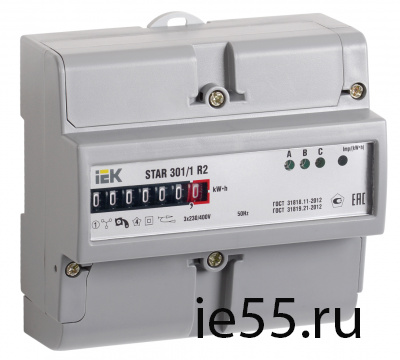 Счетчик эл. энергии трехфазный STAR 301/1 R2-5(60)М