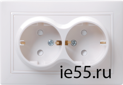 РСш12-3-КБ Роз. 2мес. c з/к с з/ш 16А кер. КВАРТА бел. IEK