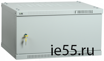 ITK Шкаф LINEA WE 6U 600x650мм дверь металл серый