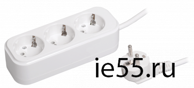 Удлинитель У03 3 места 2Р+РЕ/5.0 метра 3х1мм2 16А/250В CLASSIC IEK