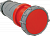 Розетка переносная ССИ-235 63А-6ч/200/346-240/415В 3Р+РЕ+N IP67 MAGNUM ИЭК