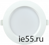 Светильник LED ДВО 1701 белый круг 9Вт 3000K IP40 IEK