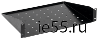 ITK 19" консольная полка глубиной 550мм, 2U, черная