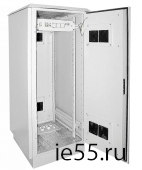 ITK Шкаф уличный 19" 42U 720x860, IP55 металл двери, серый