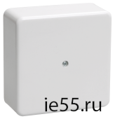 Коробка распаячная КМ для о/п 75х75х28мм белая IEK