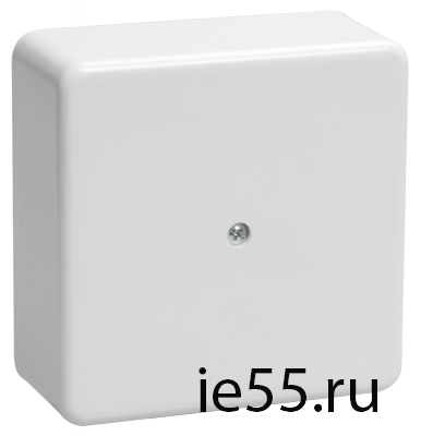 Коробка распаячная КМ для о/п 75х75х28мм белая IEK