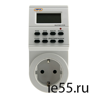 Таймер-розетка с мех. управлением TS-MD3  ЭНЕРГИЯ