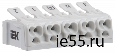Клемма пружинная соединительная КСП5-3L+N+PE IEK