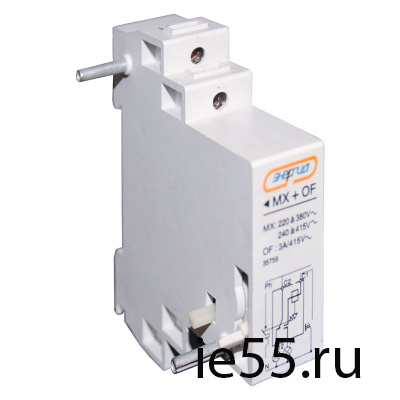 Независимый расцепитель MX+OF серия ВА 47-63 ЭНЕРГИЯ