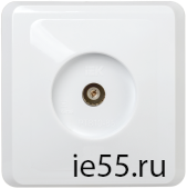 РТВ10-ВБ Розетка 1-ая телевиз. TV ВЕГА белый IEK