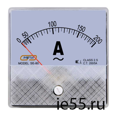 Aмперметр SE-80 (SF-80)    200А/5А  ЭНЕРГИЯ