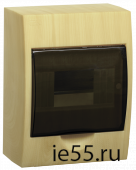 Корпус модульный пласт. навесной ЩРН-П-6 (сосна) IP41 IEK