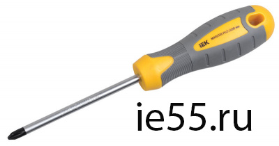 Отвертка крестовая Master Ph1х100мм IEK