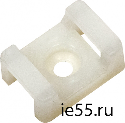 Площадка ПМ 22х16х4мм под винт белая (100шт) IEK