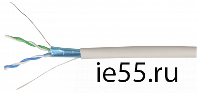 ITK Витая пара F/UTP кат.5E 2х2х24AWG PVC серый (500м)