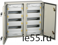 Корпус металлический ЩРн-2x36з-1 У2 IP54 PRO