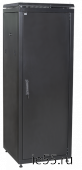 ITK Шкаф сетевой 19" LINEA N 38U 600х600 мм металлическая передняя дверь черный