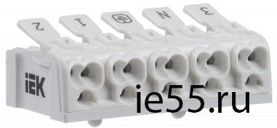 Клемма пружинная соединительная КСПн5-3L+N+PE IEK