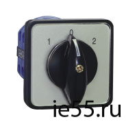 Кулачковый переключатель LW32-25/YH2/2 для вольтметра, 25А, "0-UAB-UBC -UCA " (CHINT)