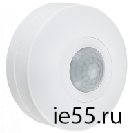 Датчик движения ДД 025 белый, 1200Вт, 360 гр.,6М,IP20,IEK