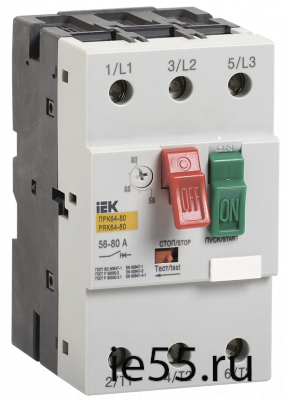 Пускатель ПРК64-40 In=40A Ir=25-40A Ue 660В IEK