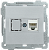 РК11-1-Б Розетка компьютерная RJ45 Cat6 BOLERO серебр. IEK