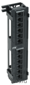 ITK Настенная патч-панель кат.6 UTP, 12 портов (IDC Dual)