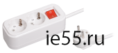 Удлинитель У02В 2 места 2Р+РЕ/1.5 метра 3х1мм2 16А/250В CLASSIC IEK