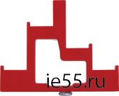 Изолятор ступенчатый ИС4-25/1-15 (4 x М6; 1 x М5) силовой с болтом ИЭК