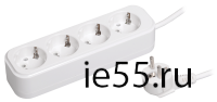 Удлинитель У04 4 места 2Р+РЕ/5.0 метра 3х1мм2 16А/250В CLASSIC IEK