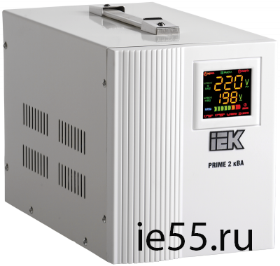 Стабилизатор напряжения переносной серии Prime 2 кВА IEK восстановленный