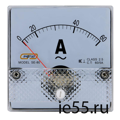 Aмперметр SE-80 (SF-80)     60А/5А  ЭНЕРГИЯ