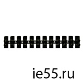 Зажимы  H.F.W.    6 А -   6 мм  черн  ЭНЕРГИЯ
