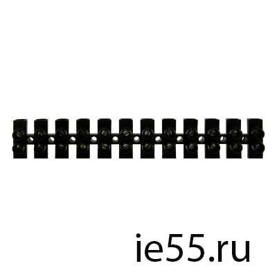 Зажимы  H.F.W.    6 А -   6 мм  черн  ЭНЕРГИЯ