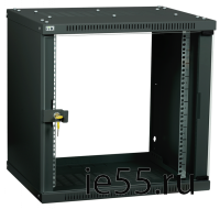 ITK Шкаф LINEA WE 15U 600x650мм дверь стекло черный