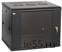 ITK Шкаф LINEA W 9U 600x450 мм дверь стекло, RAL9005