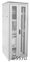 ITK LINEA N 28U 800х800мм распашн. перф. дв. задн. перф. сер