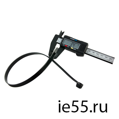 Стяжка пластиковая(хомут нейлоновый) 370х3,4 мм черный  уп. 100 шт ЭНЕРГИЯ