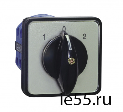 Кулачковый переключатель LW32-10/3 , 10А, 3Р, "1-0-2" (CHINT)