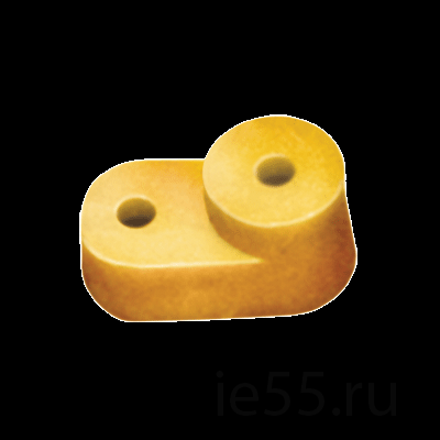 Угловой изолятор для  "О" шины желтый (200 штук)