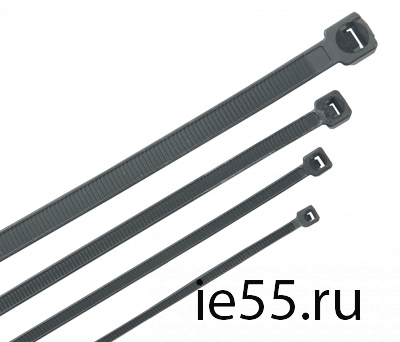 Хомут морозостойкий Хкм 4,8х380мм черный (100шт) IEK